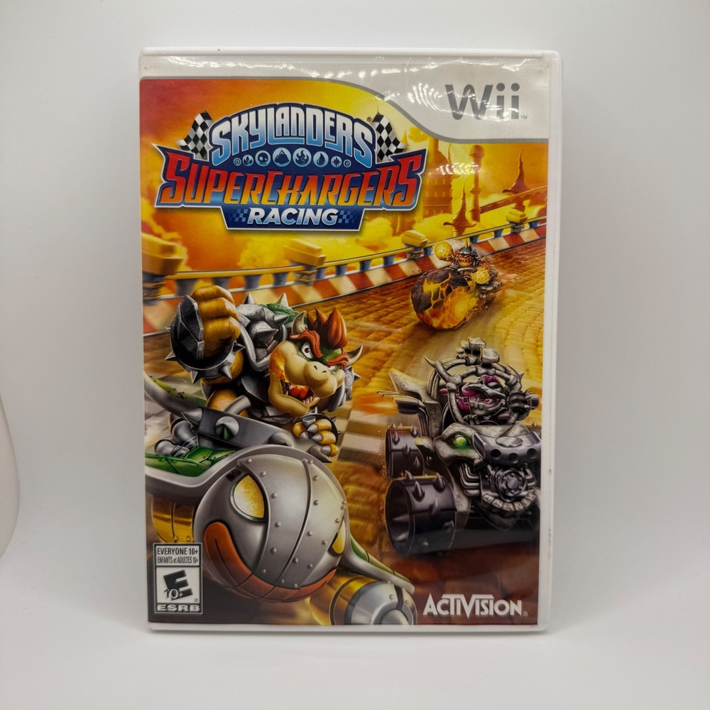 Skylanders SuperChargers Racing Nintendo Wii White Bowser No Manual *Untested*
